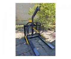 3 в 1: Гак для біг-бегів, вила для тюків, вила для підняття євро-піддонів