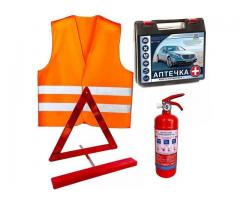 Автомобільні комплекти безпеки: сертифікований захист, що завжди поруч