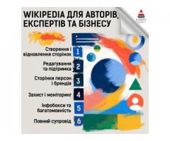 Сторінка у Вікіпедії під ключ — репутація, довіра та впізнаваність