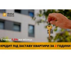 Кредитування під заставу нерухомості Київ без перевірки доходу.